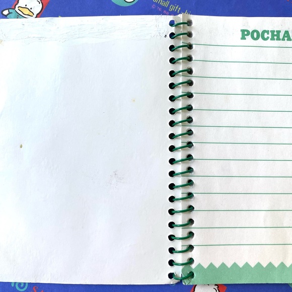 Vintage Sanrio Pochocco mini spiral notebook - Picture 6 of 6